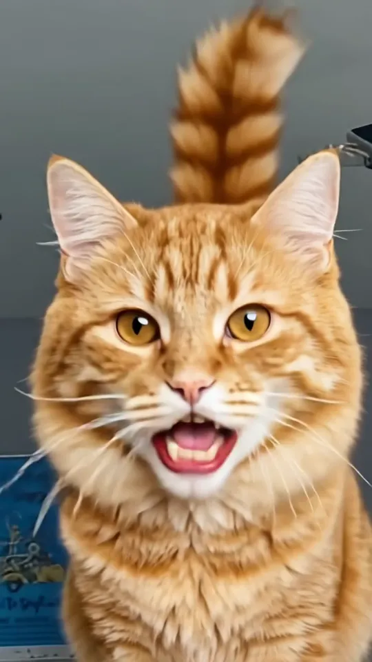Bad times, bad mood. — AI-generated pet as the star